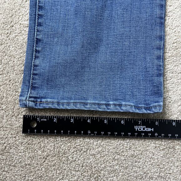 Levis Jeans Womens Plus Size 24W (42x 28) Classic Straight Blue Denim Stretch - Picture 10 of 11